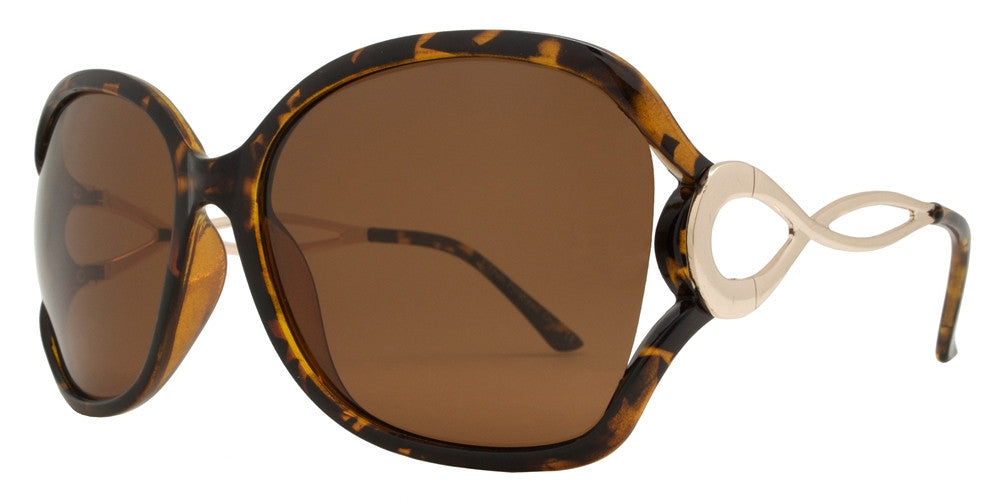 Wholesale - PL 7567 - Women's Butterfly Polarized Sunglasses with Loop Temple - Dynasol Eyewear