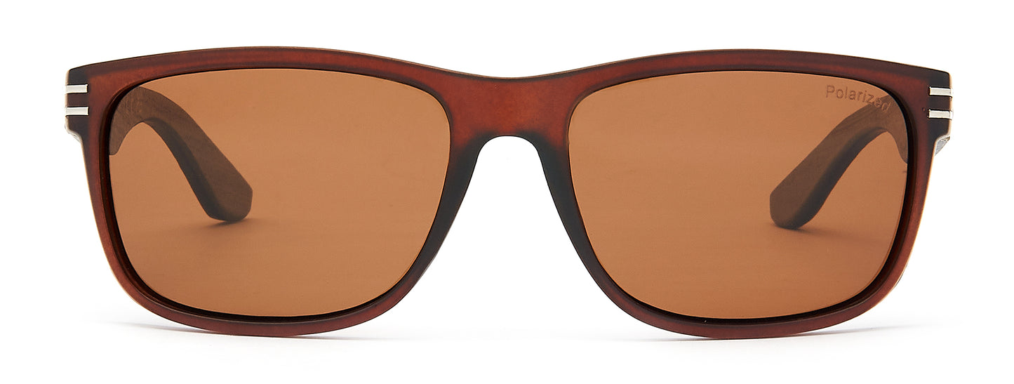 PL 8022 - Polarized Bamboo Sunglasses