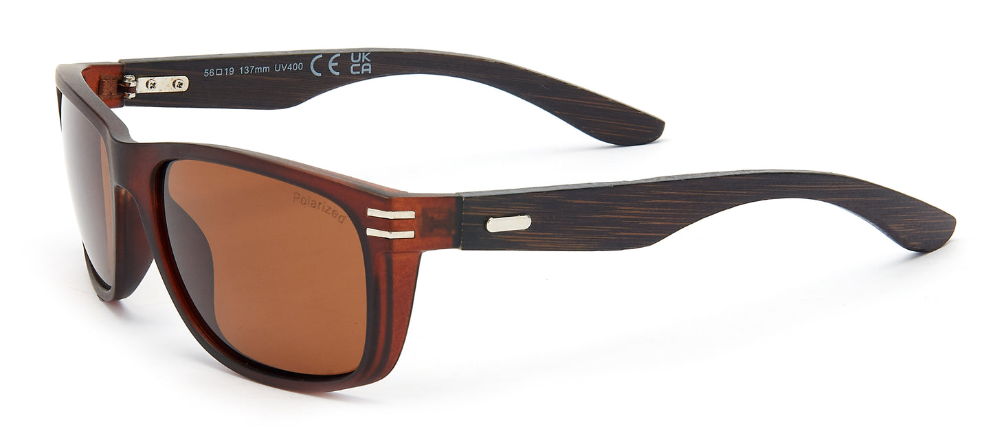 PL 8022 - Polarized Bamboo Sunglasses