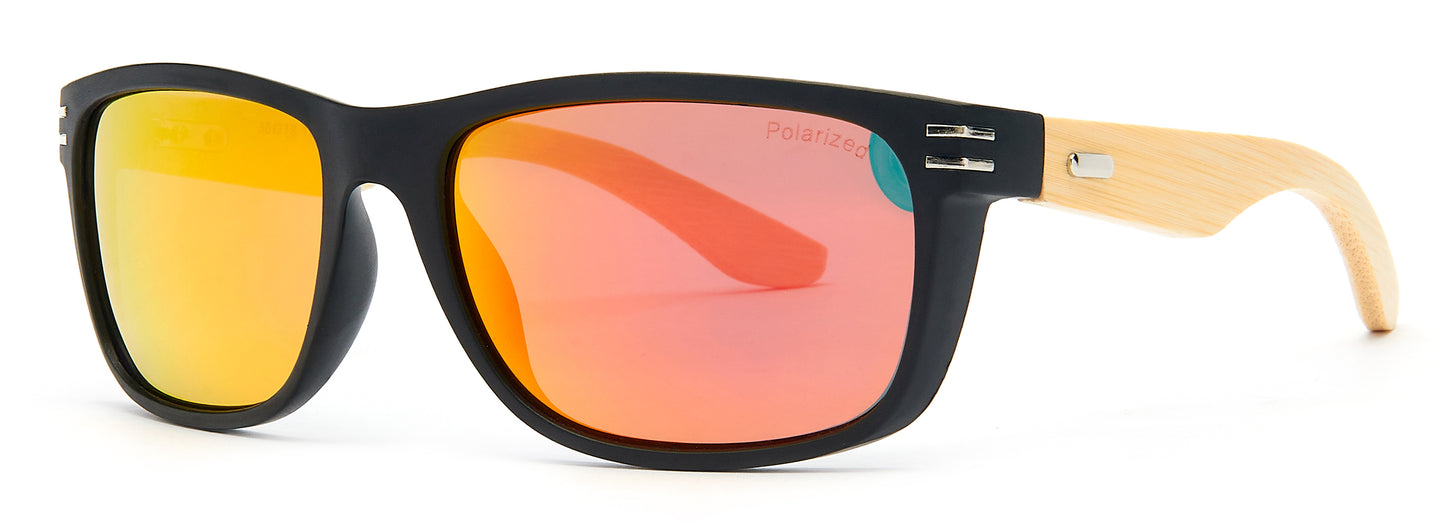 PL 8022 - Polarized Bamboo Sunglasses