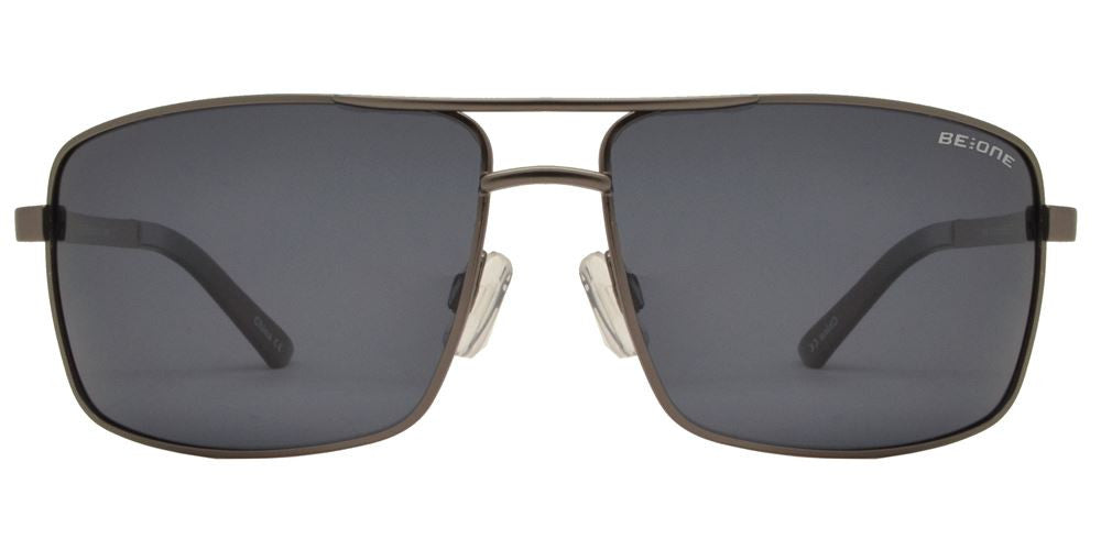 Wholesale - PL 2848 - Polarized Men Classic Square Metal Sunglasses - Dynasol Eyewear
