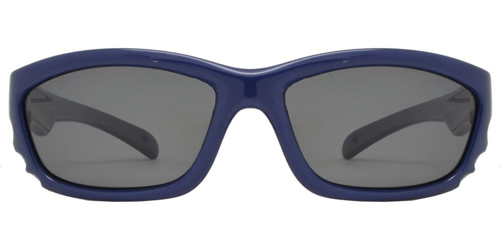 Wholesale - PL 3009 - Polarized Kids TR90 Rubber Sport Wrap Around Sunglasses - Dynasol Eyewear