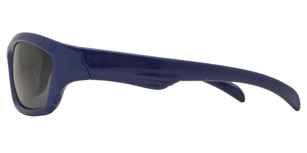 Wholesale - PL 3009 - Polarized Kids TR90 Rubber Sport Wrap Around Sunglasses - Dynasol Eyewear