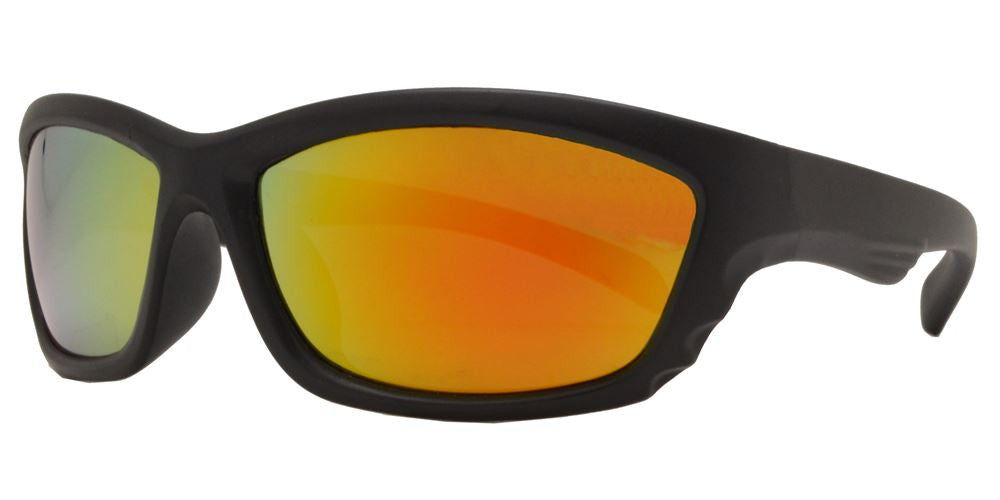 Wholesale - PL 3009 - Polarized Kids TR90 Rubber Sport Wrap Around Sunglasses - Dynasol Eyewear