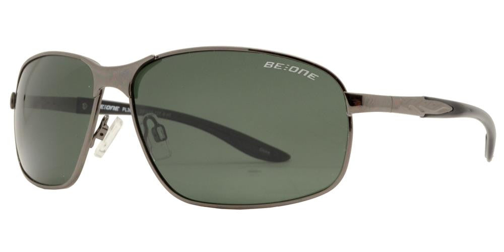 Wholesale - PL 3624 - Polarized Men Square Sport Metal Sunglasses - Dynasol Eyewear