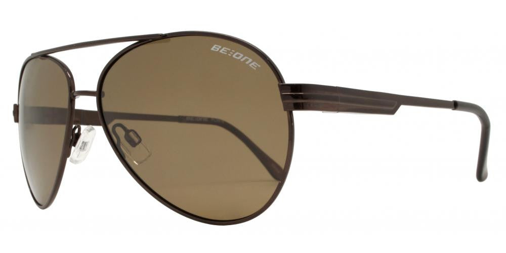 Wholesale - PL 3918 - Polarized Classic Aviator with Brow Bar Metal Sunglasses - Dynasol Eyewear