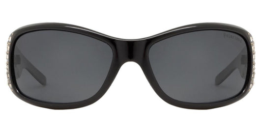 Wholesale - PL 7808 BX - Women's Rectangular Polarized with Metal Accent and Rhinestones - Dynasol Eyewear