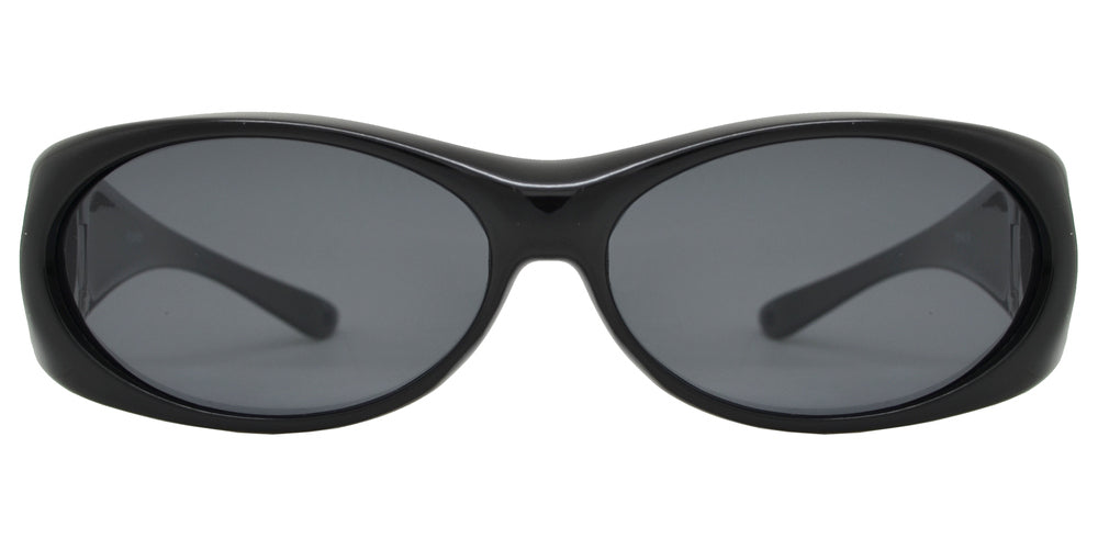 Wholesale - PL 8485 - Plastic Full Wrap Around Cover Over Polarized Sunglasses - Dynasol Eyewear