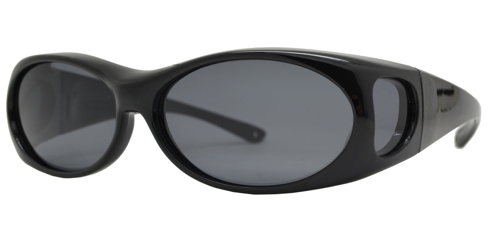 PL 8485 Plastic Full Wrap Around Cover Over Polarized Sunglasses