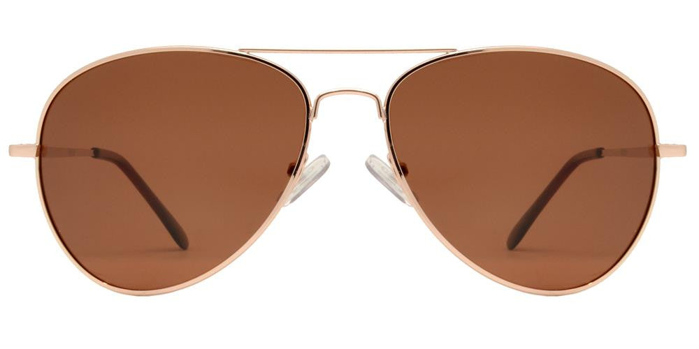 Wholesale - PL 9090 - Classic Metal Aviator Polarized Sunglasses - Dynasol Eyewear