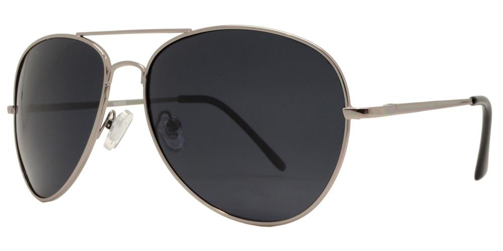 Wholesale - PL 9090 - Classic Metal Aviator Polarized Sunglasses - Dynasol Eyewear