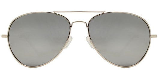 Wholesale - PL 9090 Chrome - Chrome Metal Metal Shaped Polarized Sunglasses with Mirror Lens - Dynasol Eyewear