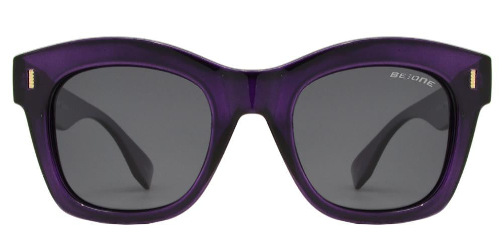 Wholesale - PL Alena - Polarized Horn Rimmed Chunky Plastic Sunglasses - Dynasol Eyewear