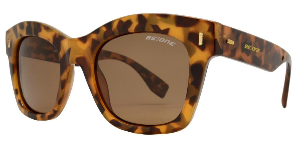 Wholesale - PL Alena - Polarized Horn Rimmed Chunky Plastic Sunglasses - Dynasol Eyewear