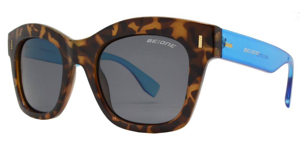 Wholesale - PL Alena - Polarized Horn Rimmed Chunky Plastic Sunglasses - Dynasol Eyewear