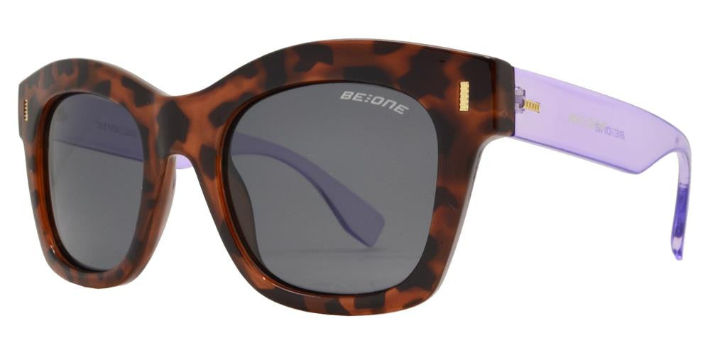 Wholesale - PL Alena - Polarized Horn Rimmed Chunky Plastic Sunglasses - Dynasol Eyewear
