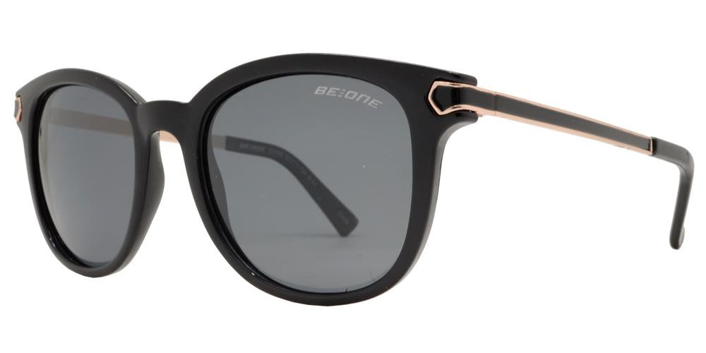 Wholesale - PL Divine - Polarized Women Horn Rimmed Round Plastic Sunglasses - Dynasol Eyewear