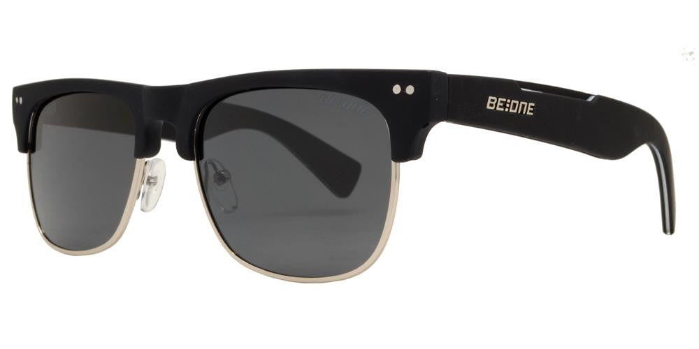 Wholesale - PL Neron - Polarized Classic Horned Rimmed Half Frame Plastic Sunglasses - Dynasol Eyewear