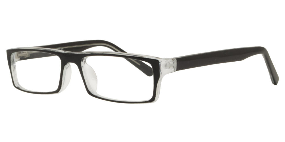 RS 1310 +2.00 - Rectangular Plastic Reading Glasses
