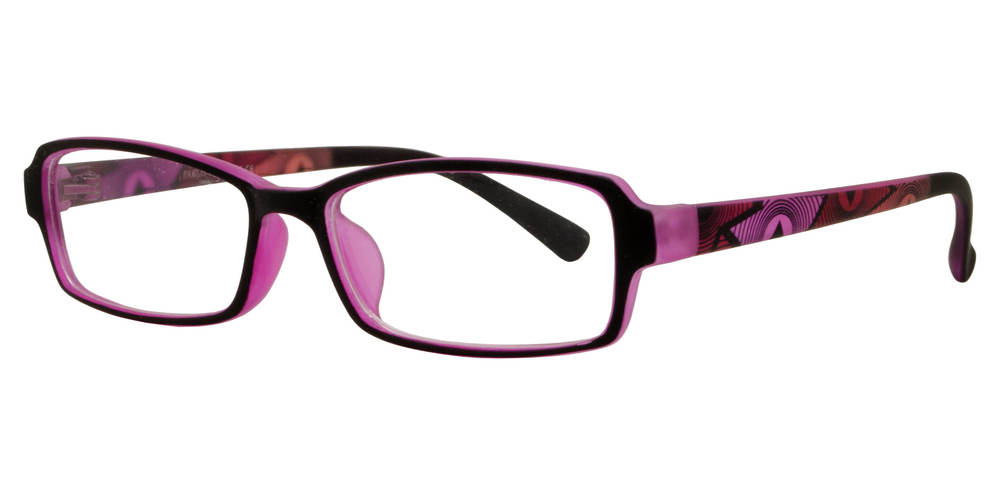 Wholesale - PZ 1312 - Rectangular Clear lens Personality Plastic Sunglasses - Dynasol Eyewear