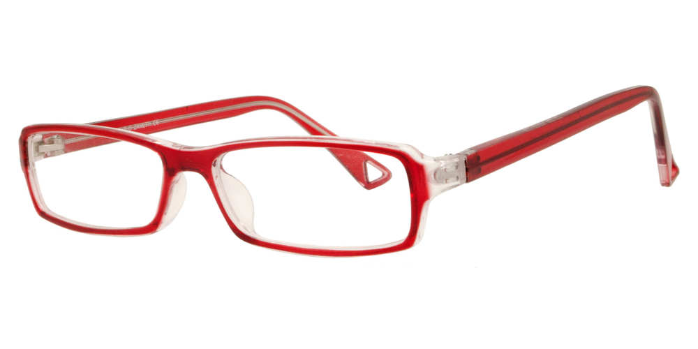 Wholesale - PZ 1322 - Clear Lens Plastic Rectangular Sunglasses - Dynasol Eyewear
