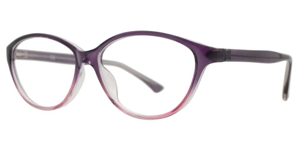 Wholesale - PZ 1340 - Plastic Cat Eye Sunglasses with Clear Lens - Dynasol Eyewear