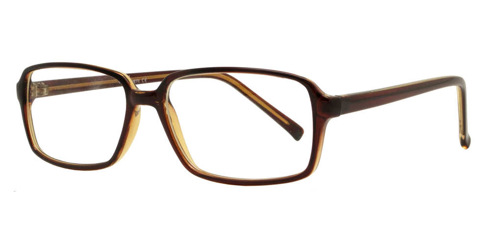 Wholesale - PZ 1354 - Rectangular Plastic Sunglasses with Clear Lens - Dynasol Eyewear