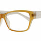 Wholesale - PZ 1356 - Rectangular Plastic Sunglasses with Clear Lens - Dynasol Eyewear