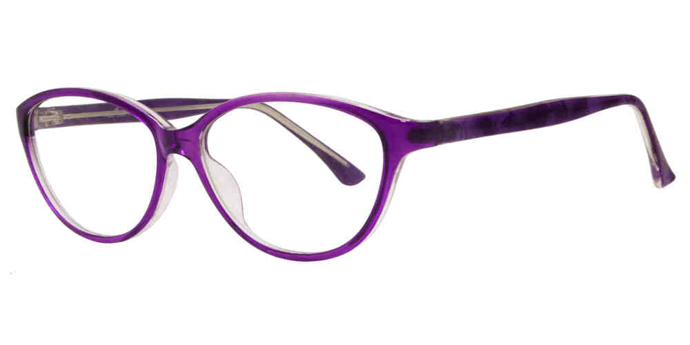 Wholesale - PZ 1357 - Plastic Cat Eye Sunglasses with Clear Lens - Dynasol Eyewear