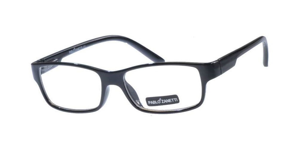 Wholesale - PZ 1484 - Rectangular Horn Rimmed Clear Lens Plastic Sunglasses - Dynasol Eyewear
