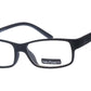 Wholesale - PZ 1484 - Rectangular Horn Rimmed Clear Lens Plastic Sunglasses - Dynasol Eyewear