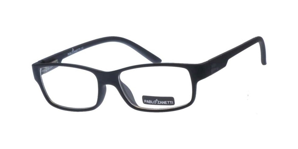 Wholesale - PZ 1484 - Rectangular Horn Rimmed Clear Lens Plastic Sunglasses - Dynasol Eyewear