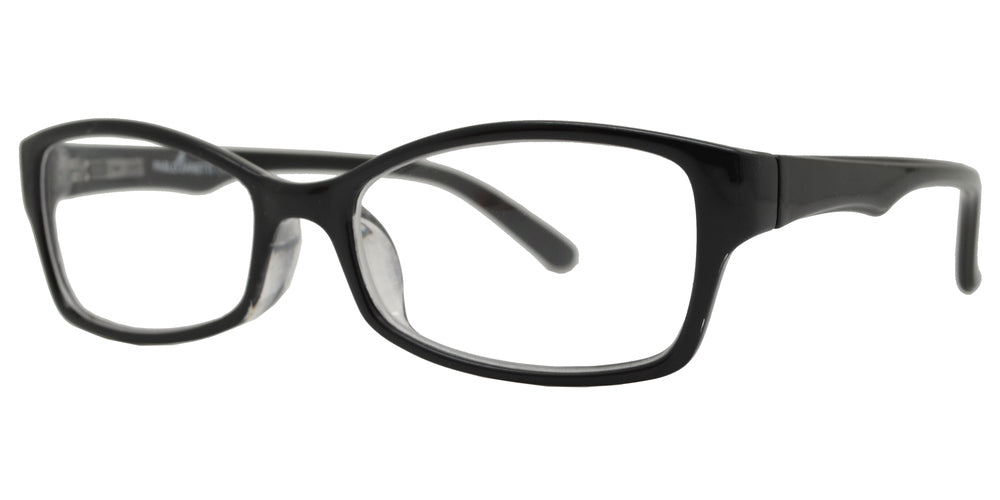 Wholesale - PZ 1485 - Rectangular Horn Rimmed Clear Lens Plastic Sunglasses - Dynasol Eyewear