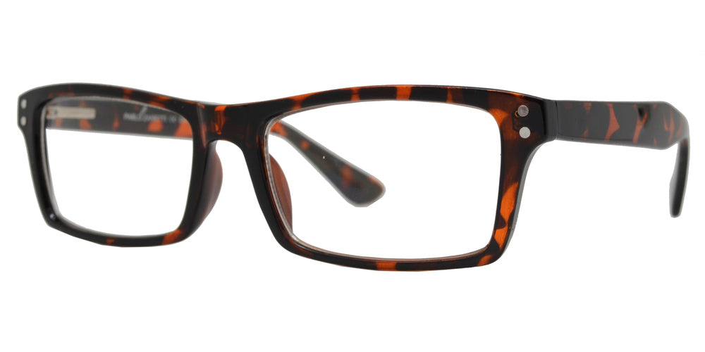 Wholesale - PZ 4200 ST - Rectangular Plastic Clear Lens Sunglasses - Dynasol Eyewear