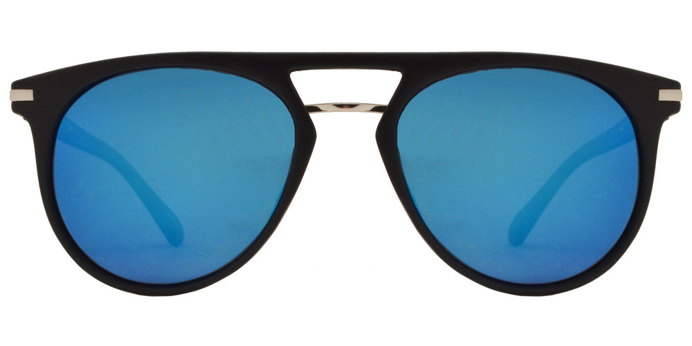 Wholesale - PL Payton - Polarized Flat Top Aviator Plastic Sunglasses - Dynasol Eyewear