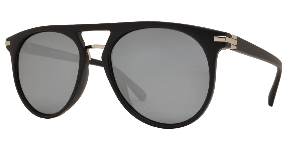 Wholesale - PL Payton - Polarized Flat Top Aviator Plastic Sunglasses - Dynasol Eyewear