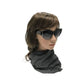 8132 - Plastic Cat Eye Sunglasses with One Piece Lens