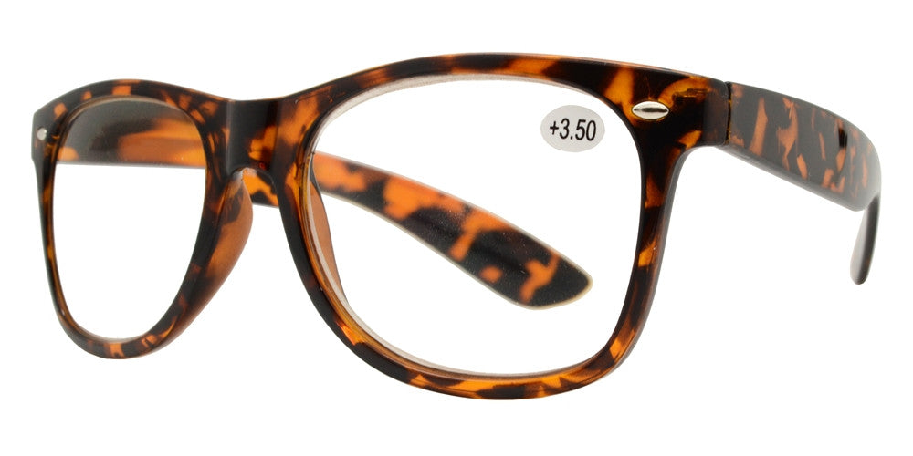 Wholesale - RS 1002 - Classic Horn Rimmed Plastic Reading Glasses - Dynasol Eyewear