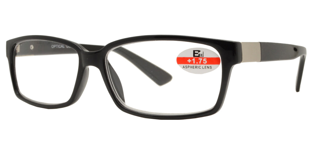 RS 1142 - Plastic Rectangle Reading Glasses