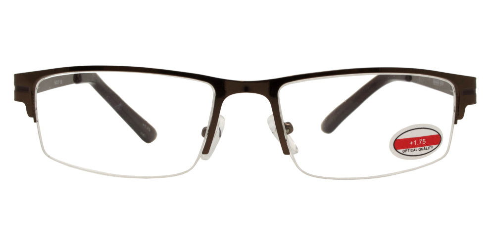 RS 1205 - Rectangular Metal Reading Glasses