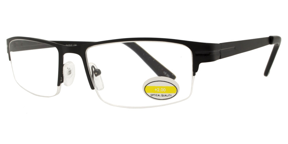 RS 1205 - Rectangular Metal Reading Glasses