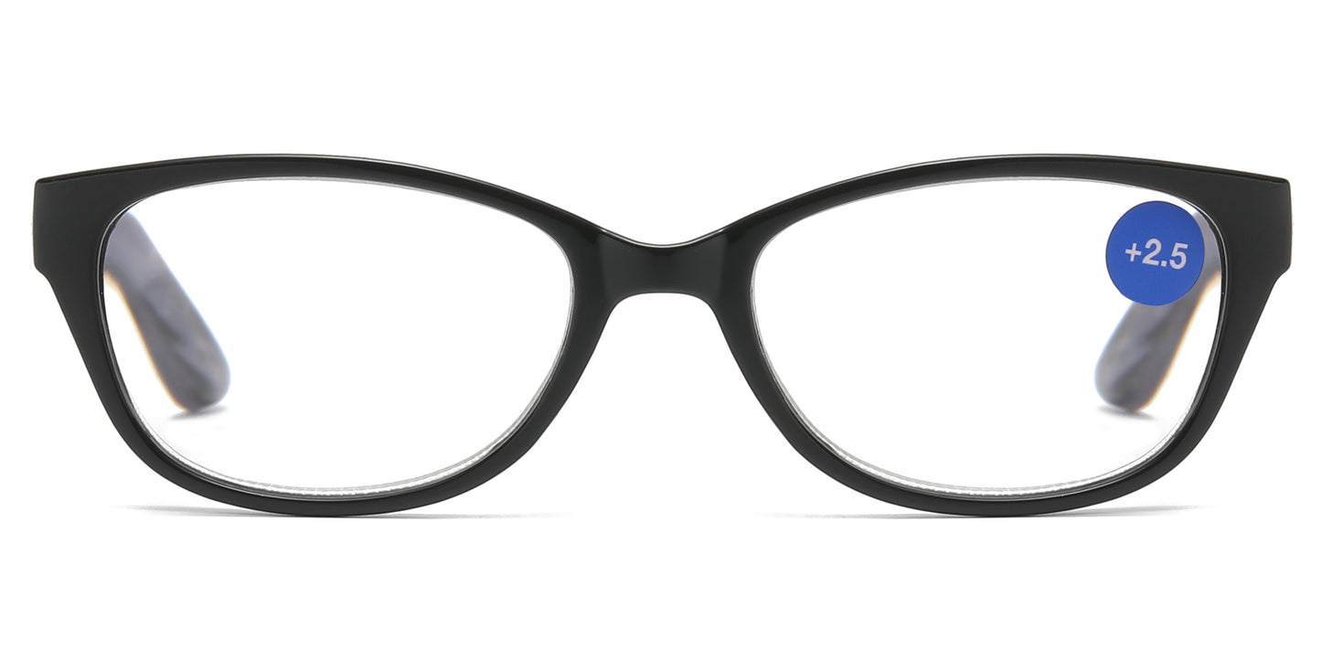 RS 1274 - Plastic Oval Reading Glasses