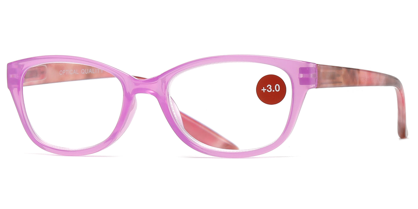 RS 1274 - Plastic Oval Reading Glasses