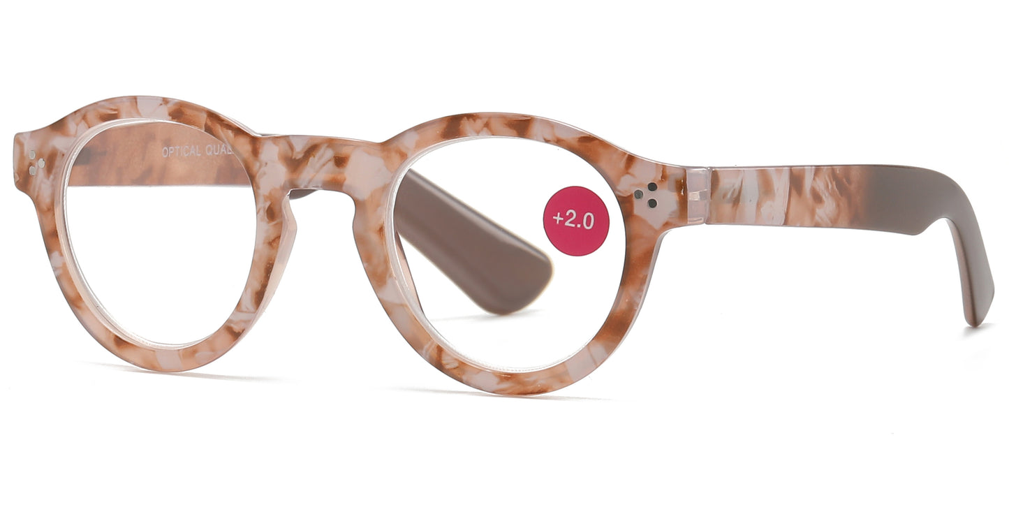 RS 1276 - Round Plastic Reading Glasses