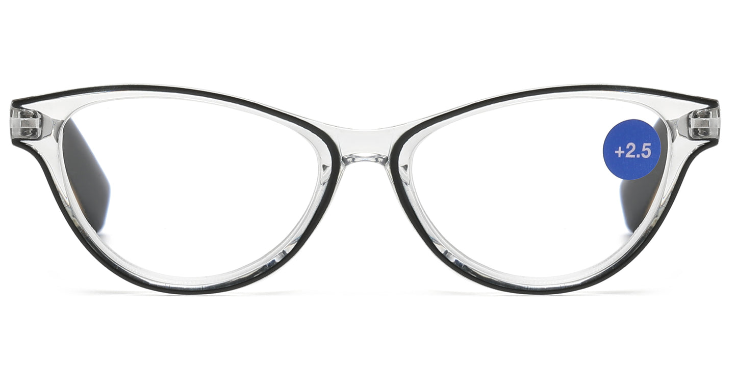 RS 1278 - Plastic Cat Eye Reading Glasses