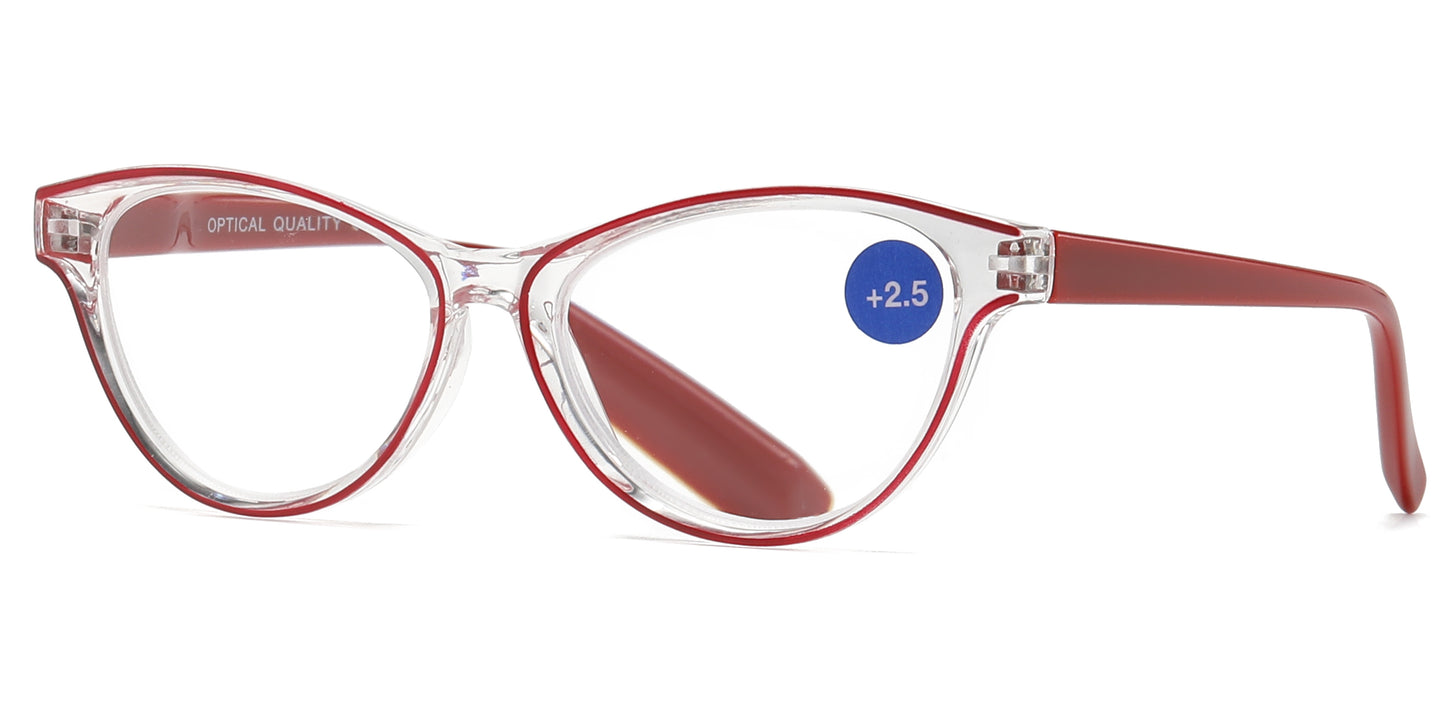 RS 1278 - Plastic Cat Eye Reading Glasses