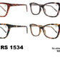 RS 1534-Plastic Cat Eye Rx-able Reading Glasses