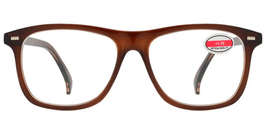 Wholesale - RS 1001 - Classic Horn Rimmed Slim Plastic Reading Glasses - Dynasol Eyewear