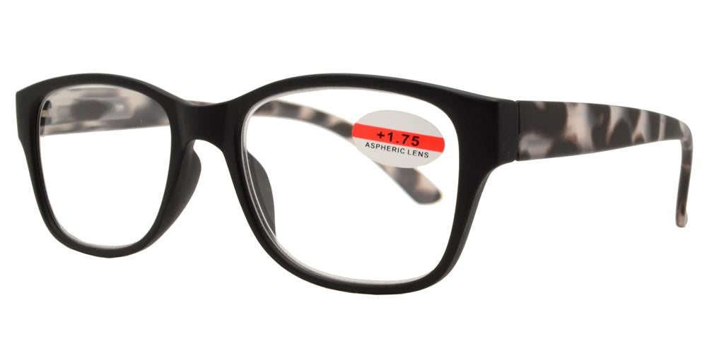 Wholesale - RS 1150 - Classic Horn Rimmed Marble Finish Plastic Reading Glasses - Dynasol Eyewear