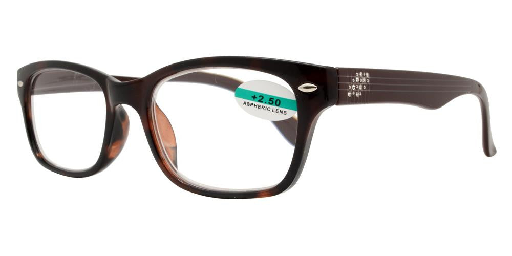 Wholesale - RS 1158 - Plastic Reading Glasses with Rhinestones - Dynasol Eyewear